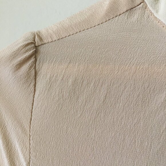 Babaton 100% Silk Two Tone Tie Neck Blouse - Picture 7 of 15